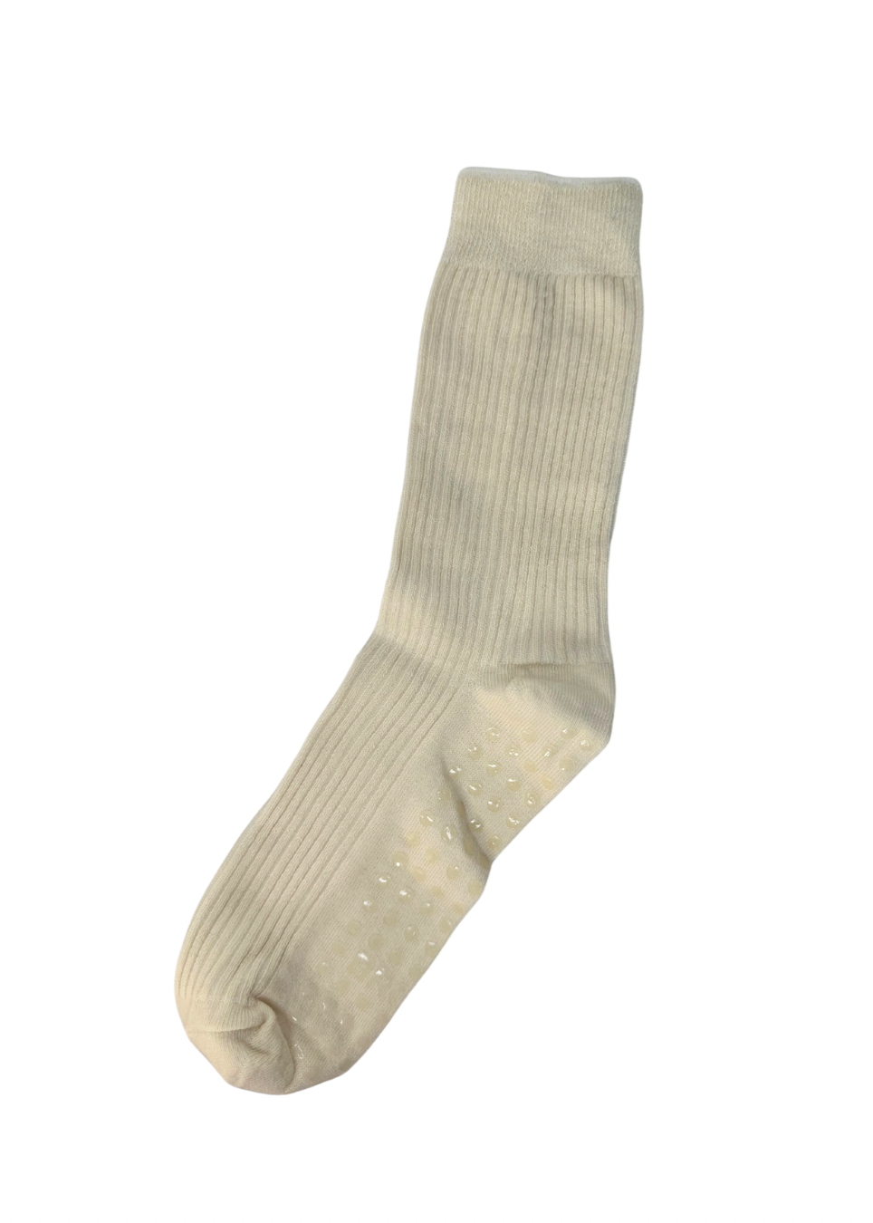 Gemma Scrunch Grip Socks In Cream